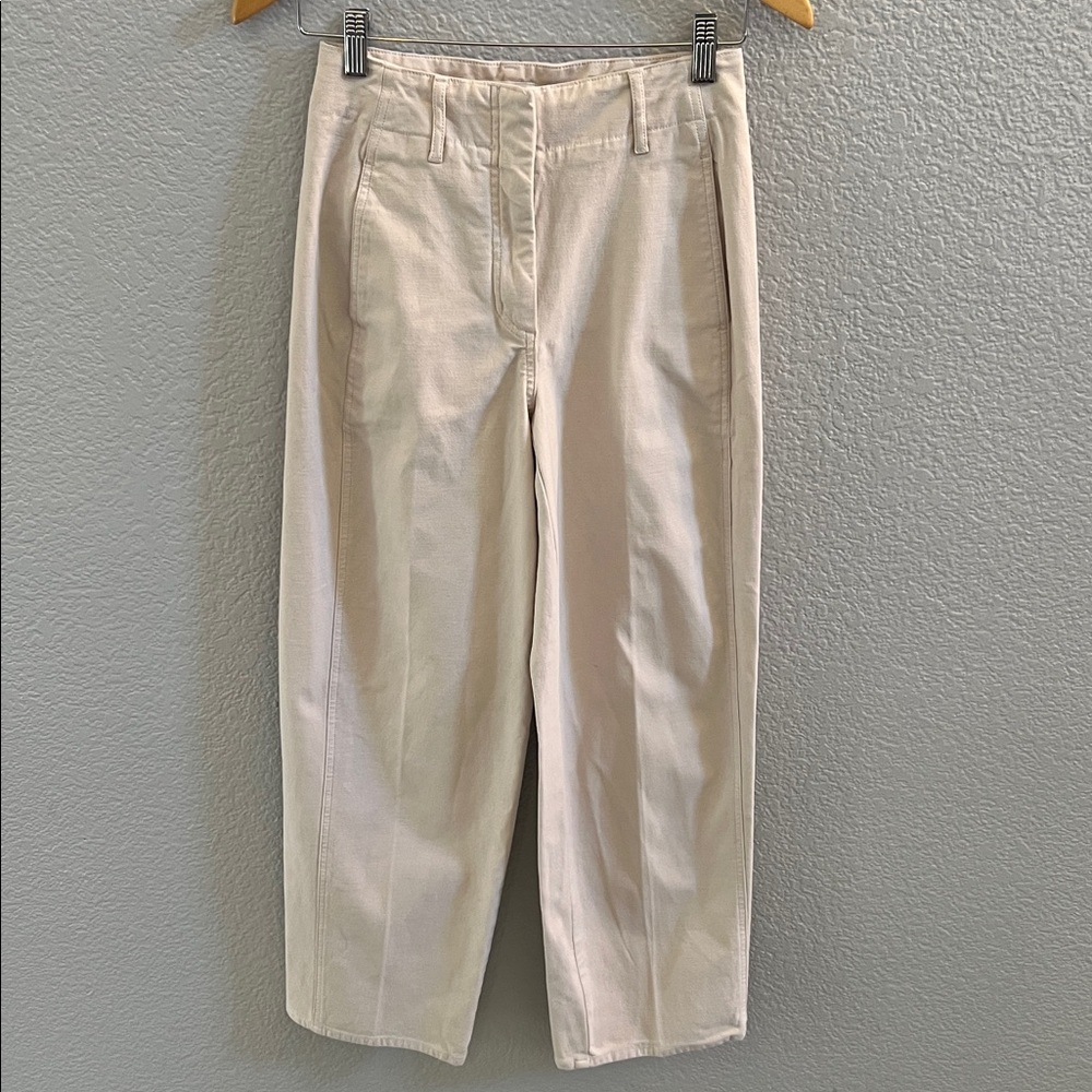 Aritzia Wilfred Free Ascendant Tan Barrel Pant Size 2 - Picture 2 of 8